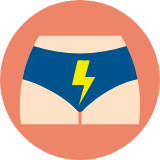 pelvic pain or pressure icon